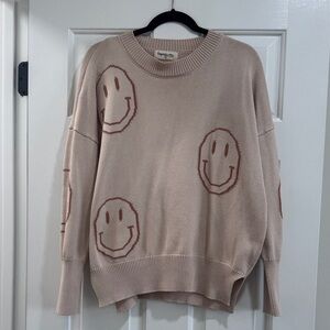 Love Olive Co Smiley Sweater